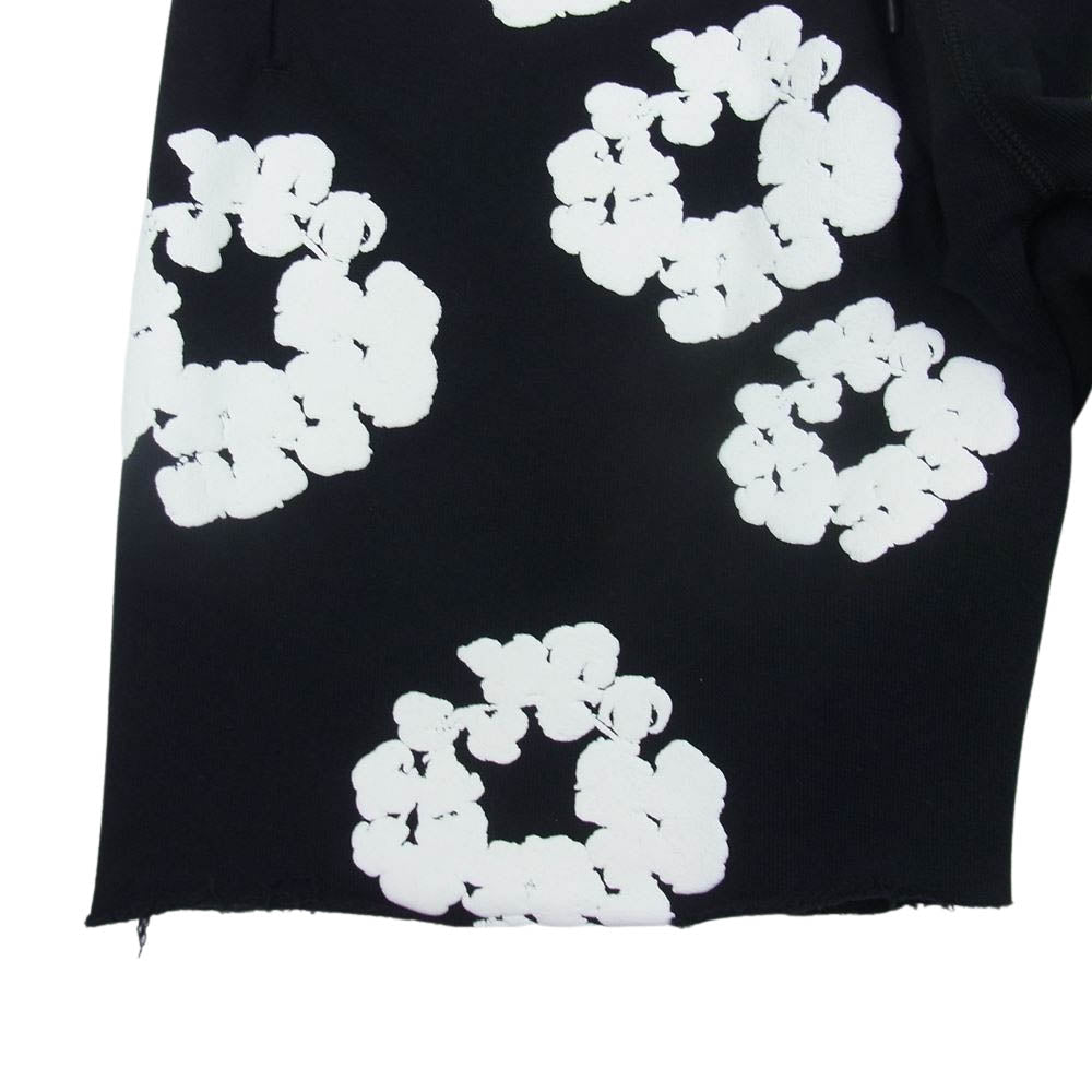 READY MADE レディメイド 22AW RM-K01-0000-132 DENIM TEARS CTNWR SW SHORTS MNS デニムティアーズ スウェット ショーツ ハーフパンツ ブラック系 L【美品】【中古】