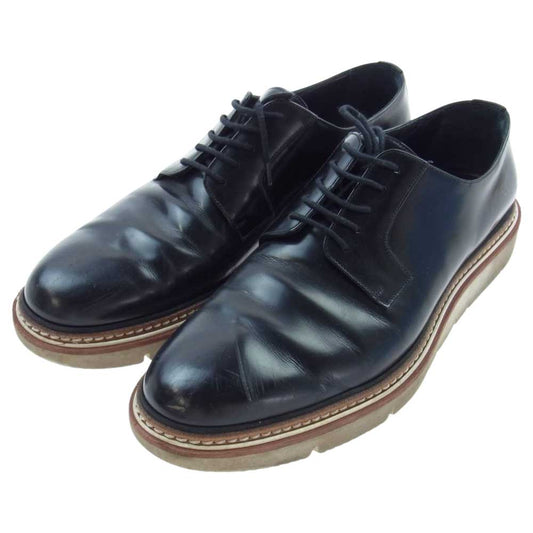 JIMMY CHOO ジミーチュウ プレーントゥ ドレス シューズ ブラック系 41【中古】