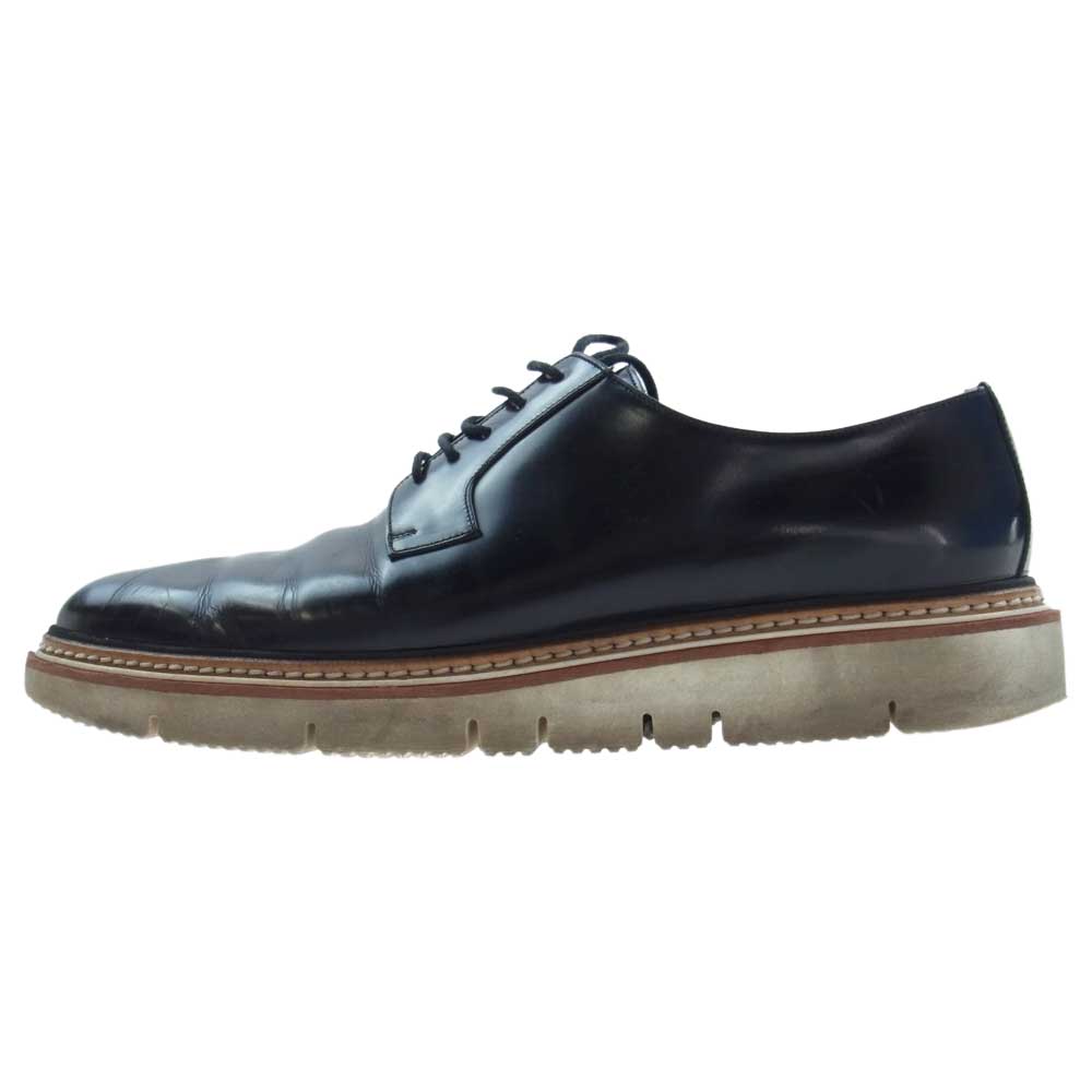 JIMMY CHOO ジミーチュウ プレーントゥ ドレス シューズ ブラック系 41【中古】