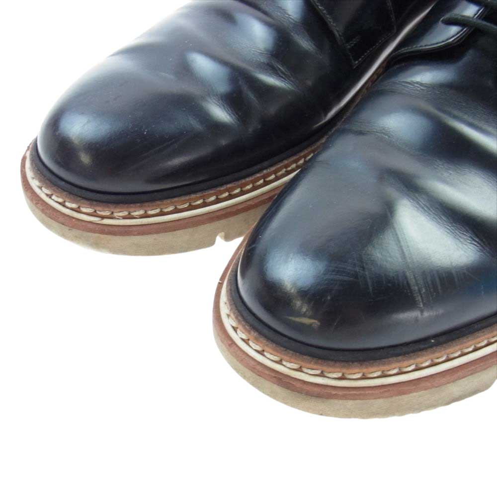 JIMMY CHOO ジミーチュウ プレーントゥ ドレス シューズ ブラック系 41【中古】