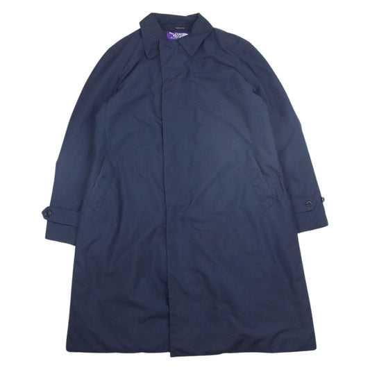 THE NORTH FACE ノースフェイス NY2893N PURPLE LABELパープルレーベル THERMOLITE 中綿 ステンカラー コート ネイビー系 L【中古】