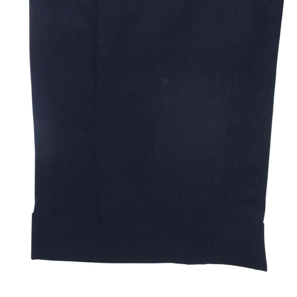COMME des GARCONS HOMME PLUS コムデギャルソンオムプリュス AD1991 PP-11004M 90s ヴィンテージ イージー ウール スラックスパンツ ネイビー系 M【中古】