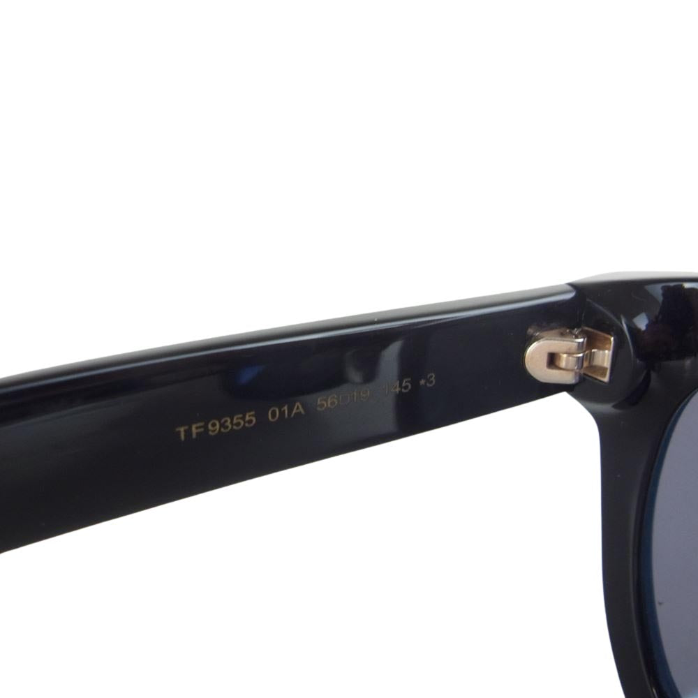 TOM FORD トムフォード TF9355 ウェリントン サングラス アイウェア 眼鏡 ブラック系 56□19-145【中古】