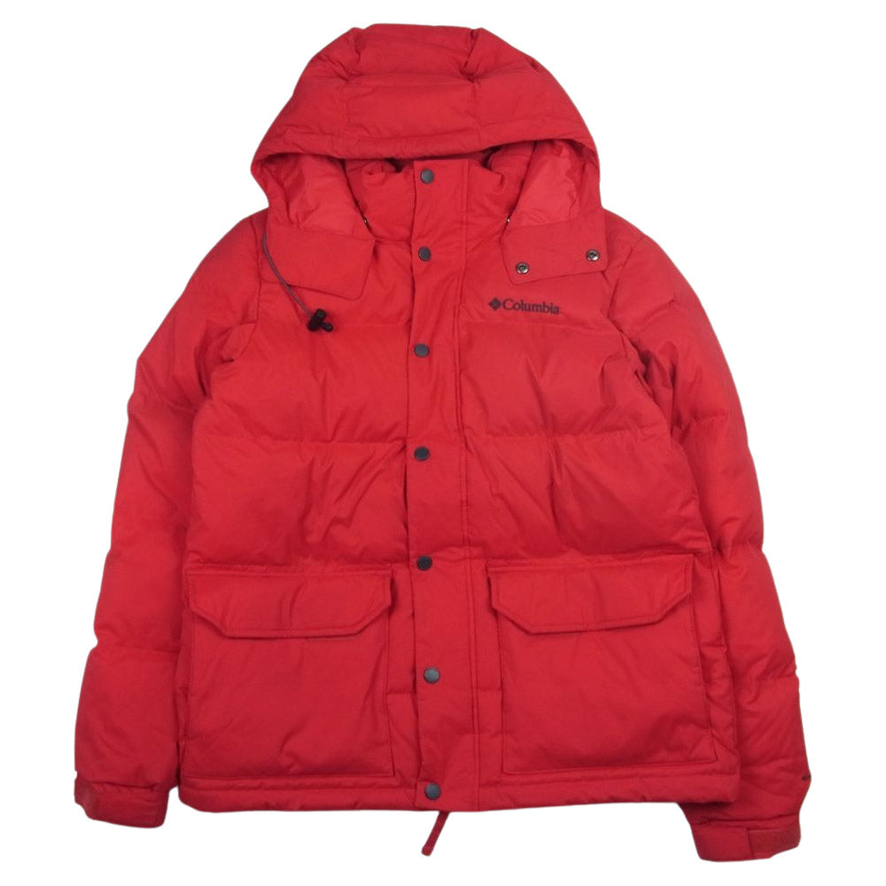 Columbia コロンビア WE0995 550FPダウン ロックフォール ダウンジャケット レッド系 S【中古】