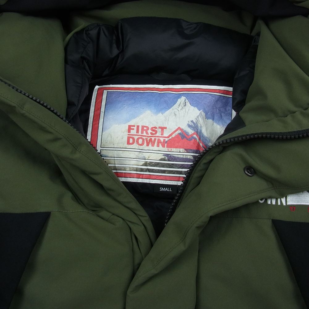 ファーストダウン 21AW 213-1521 パネルダウンジャケット カーキ系 S【中古】
