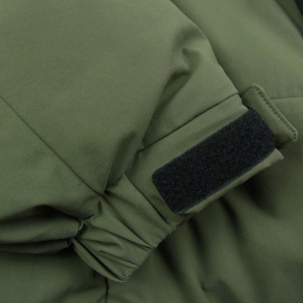 ファーストダウン 21AW 213-1521 パネルダウンジャケット カーキ系 S【中古】
