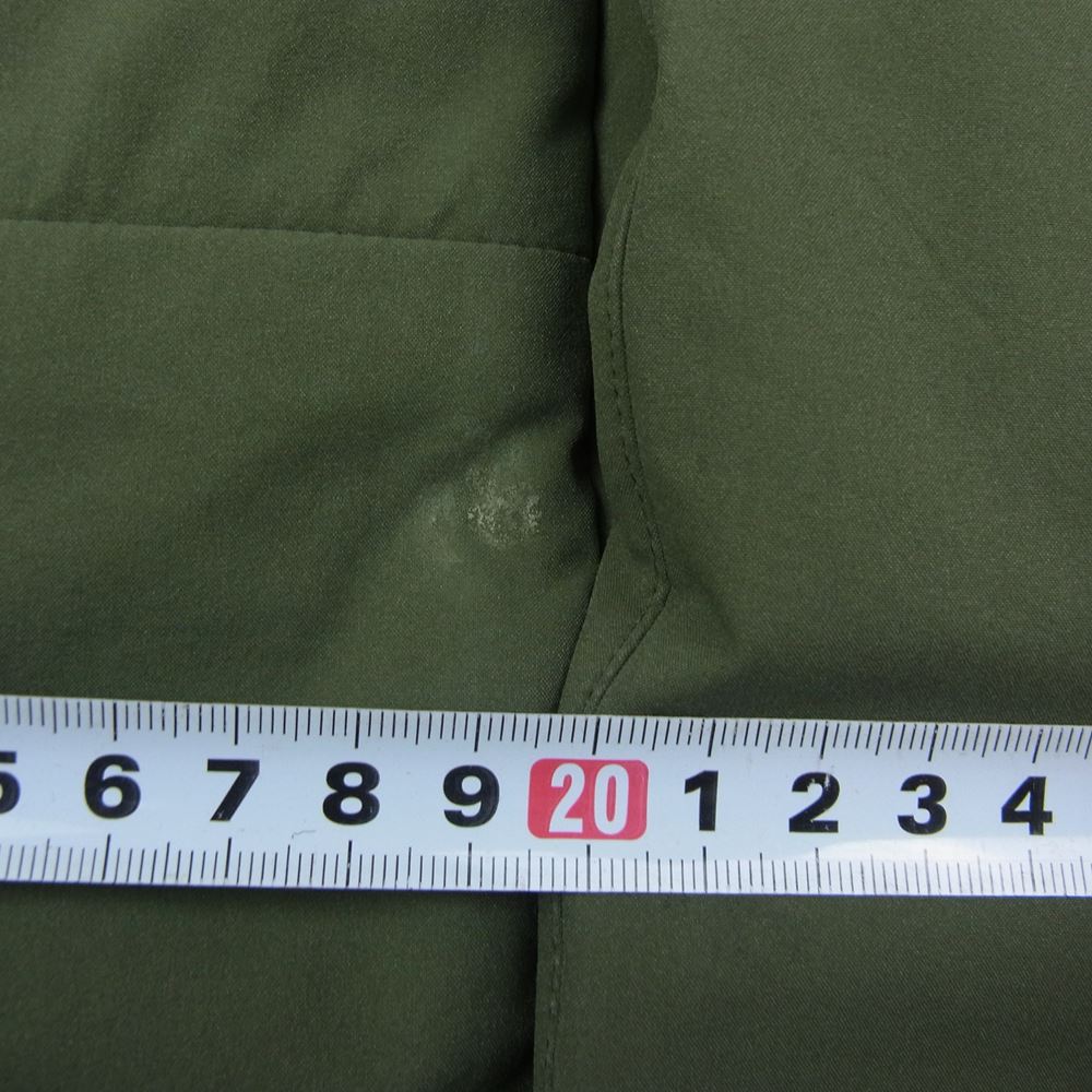 ファーストダウン 21AW 213-1521 パネルダウンジャケット カーキ系 S【中古】