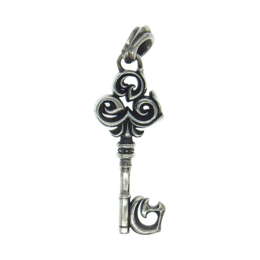 DEAL DESIGN ディールデザイン トライバル トランプ クローバー キー ペンダントトップ シルバー系【中古】