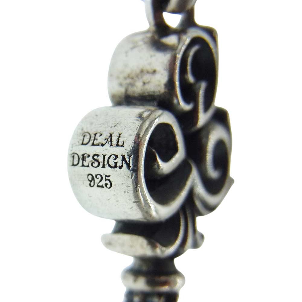 DEAL DESIGN ディールデザイン トライバル トランプ クローバー キー ペンダントトップ シルバー系【中古】