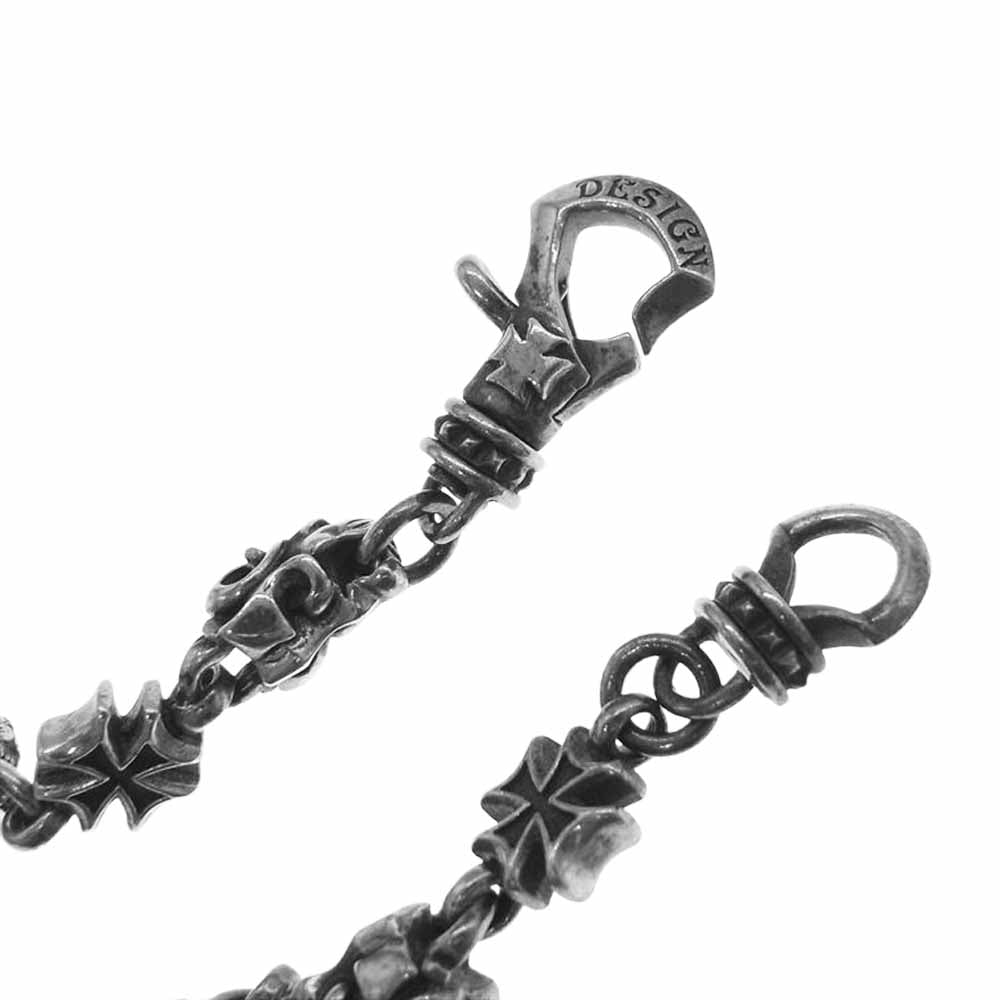 DEAL DESIGN ディールデザイン クロス ライオン リンク ブレスレット シルバー系【中古】
