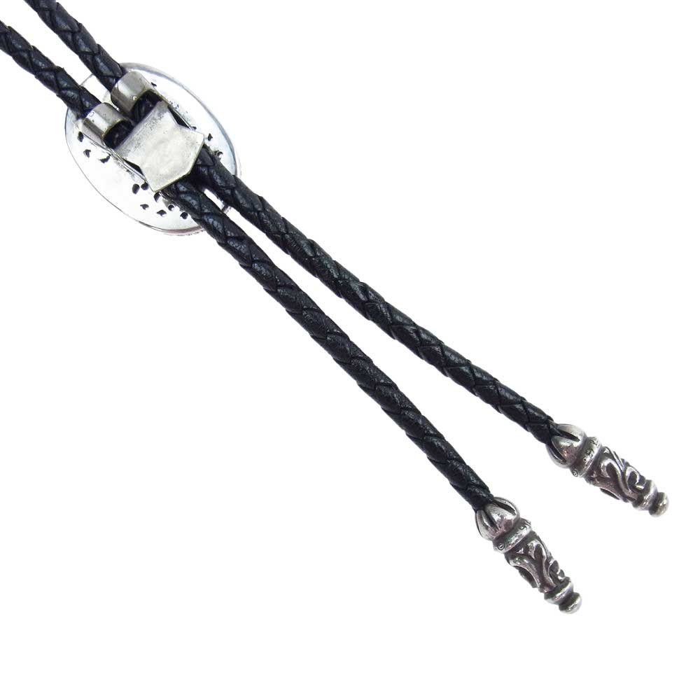CHROME HEARTS クロムハーツ（原本有） BOLOTIE OVALTINY タイニー クラシック ループタイ ネックレス シルバー系 ブラック系【中古】