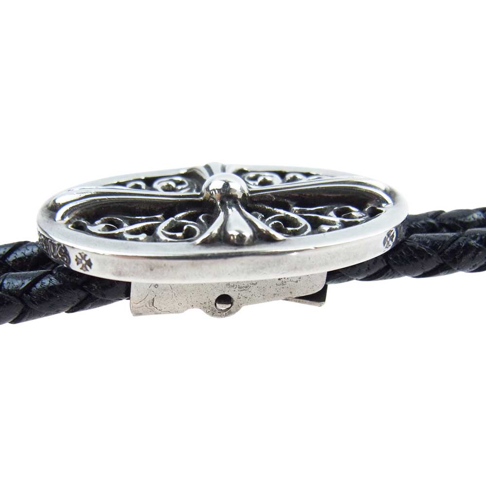 CHROME HEARTS クロムハーツ（原本有） BOLOTIE OVALTINY タイニー クラシック ループタイ ネックレス シルバー系 ブラック系【中古】