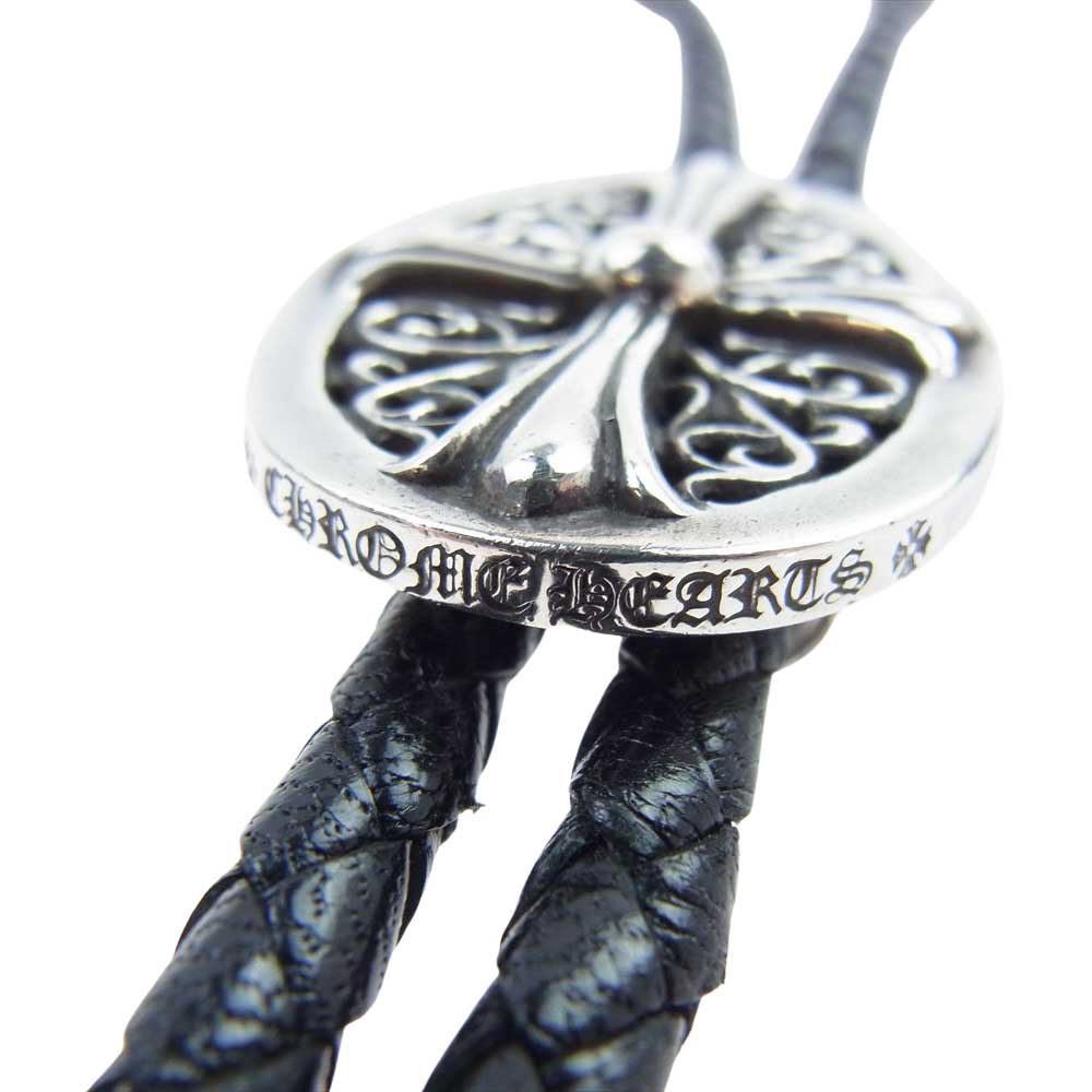 CHROME HEARTS クロムハーツ（原本有） BOLOTIE OVALTINY タイニー クラシック ループタイ ネックレス シルバー系 ブラック系【中古】