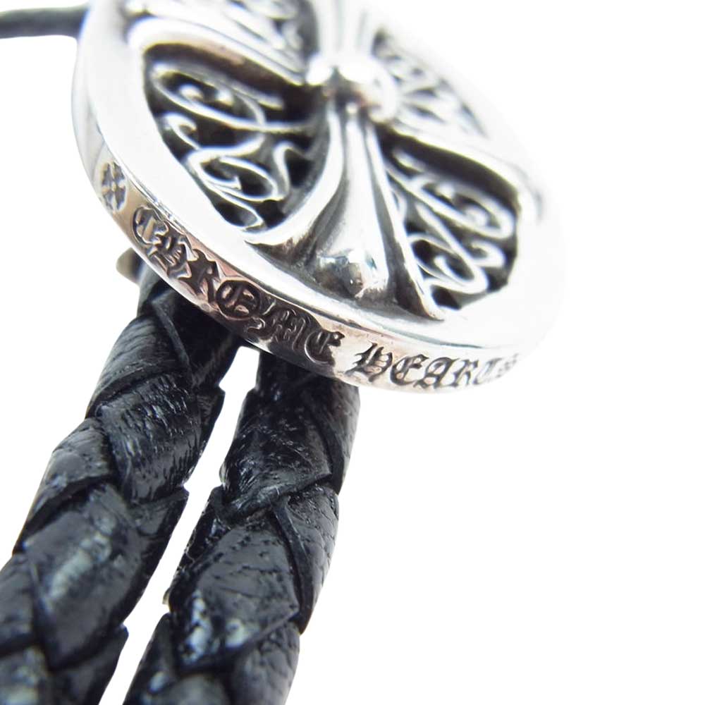 CHROME HEARTS クロムハーツ（原本有） BOLOTIE OVALTINY タイニー クラシック ループタイ ネックレス シルバー系 ブラック系【中古】