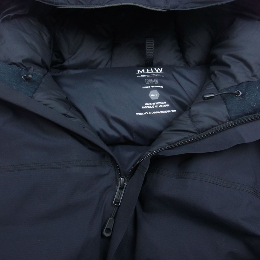 N.HOOLYWOOD エヌハリウッド × MOUNTAIN HARDWEAR マウンテンハードウェア 21AW OE2870 CITY DWELLERS HOODED DOWN JACKET ダウン ジャケット ネイビー系 L【中古】