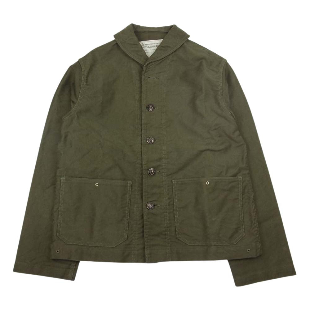 デラックスウエア DALEE'S ダリーズ U.S.N.J.04-40s US カバーオール ジャケット  カーキ系 16.5【美品】【中古】