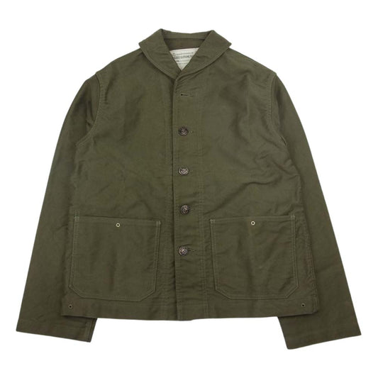 デラックスウエア DALEE'S ダリーズ U.S.N.J.04-40s US カバーオール ジャケット  カーキ系 16.5【美品】【中古】