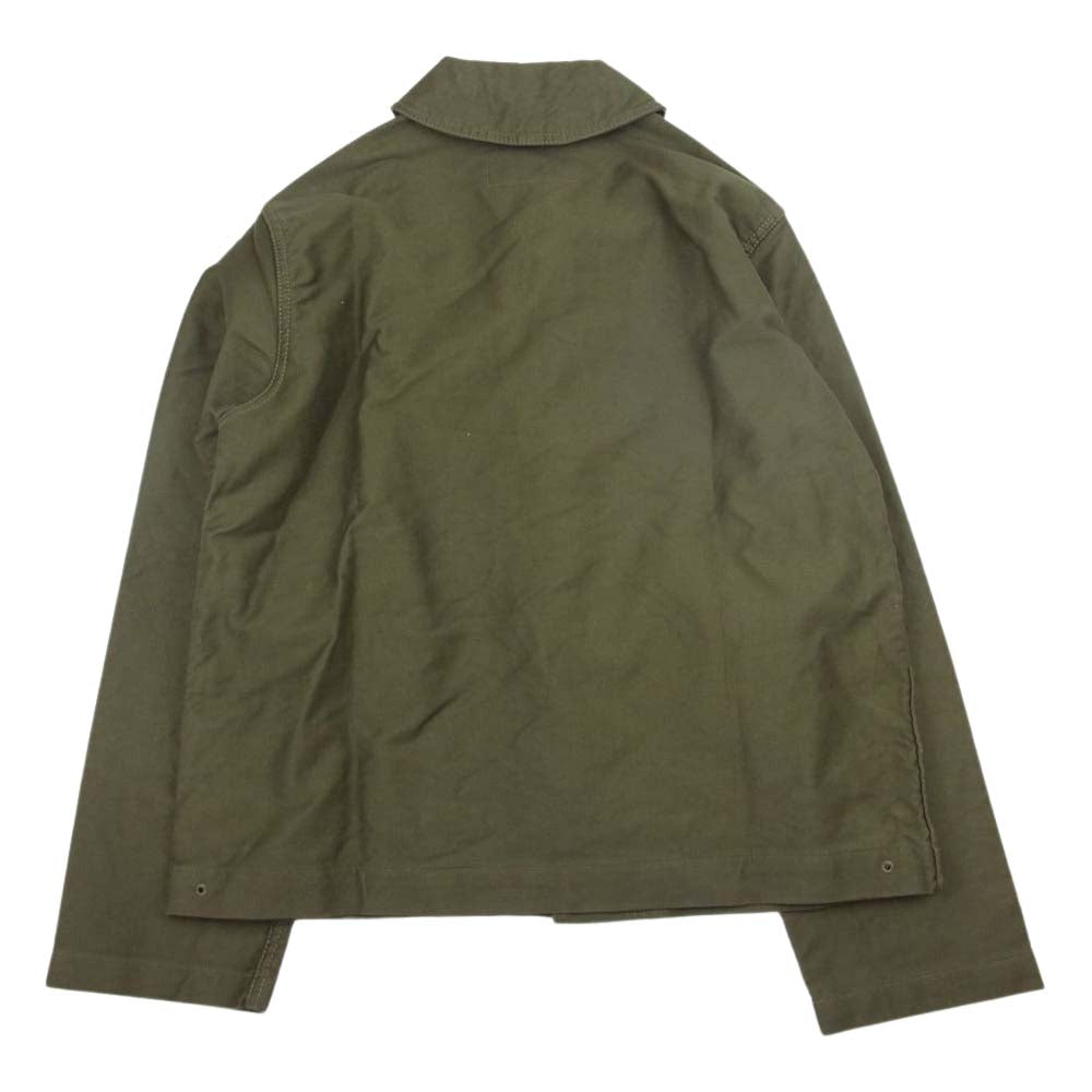 デラックスウエア DALEE'S ダリーズ U.S.N.J.04-40s US カバーオール ジャケット  カーキ系 16.5【美品】【中古】