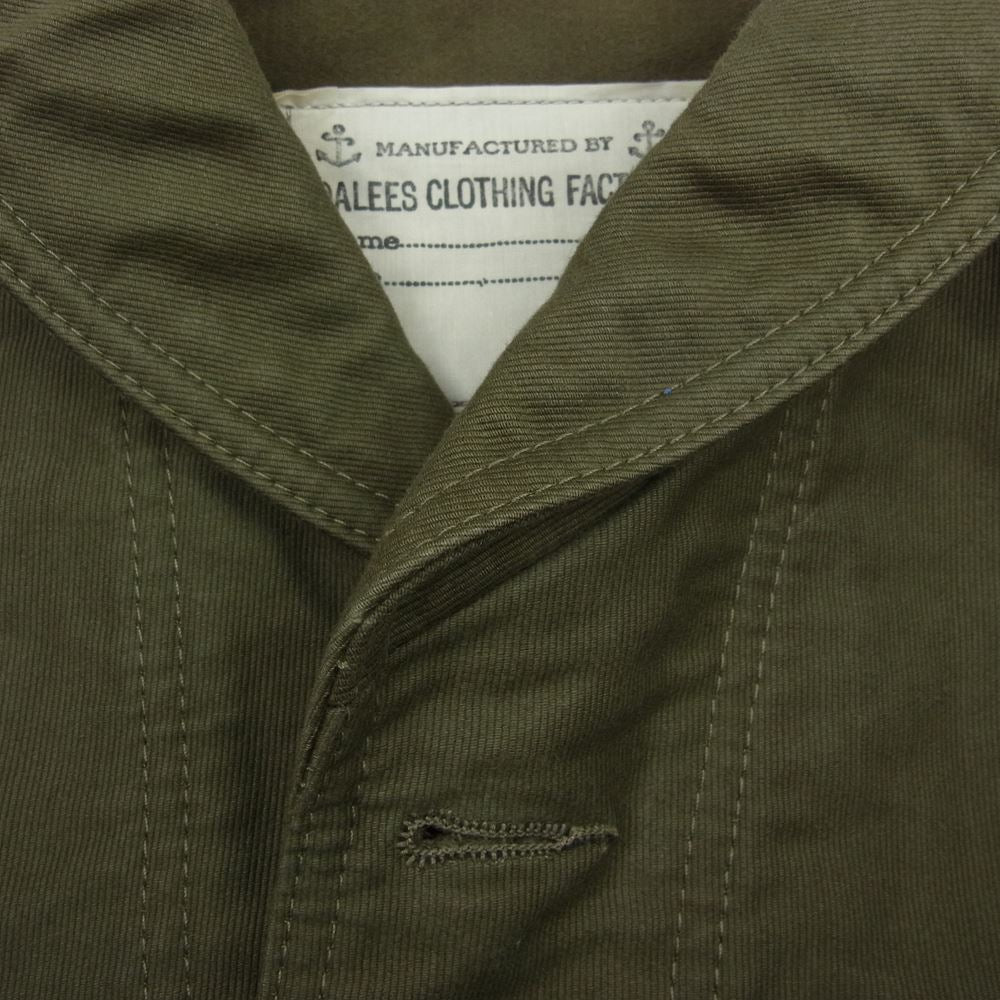 デラックスウエア DALEE'S ダリーズ U.S.N.J.04-40s US カバーオール ジャケット  カーキ系 16.5【美品】【中古】