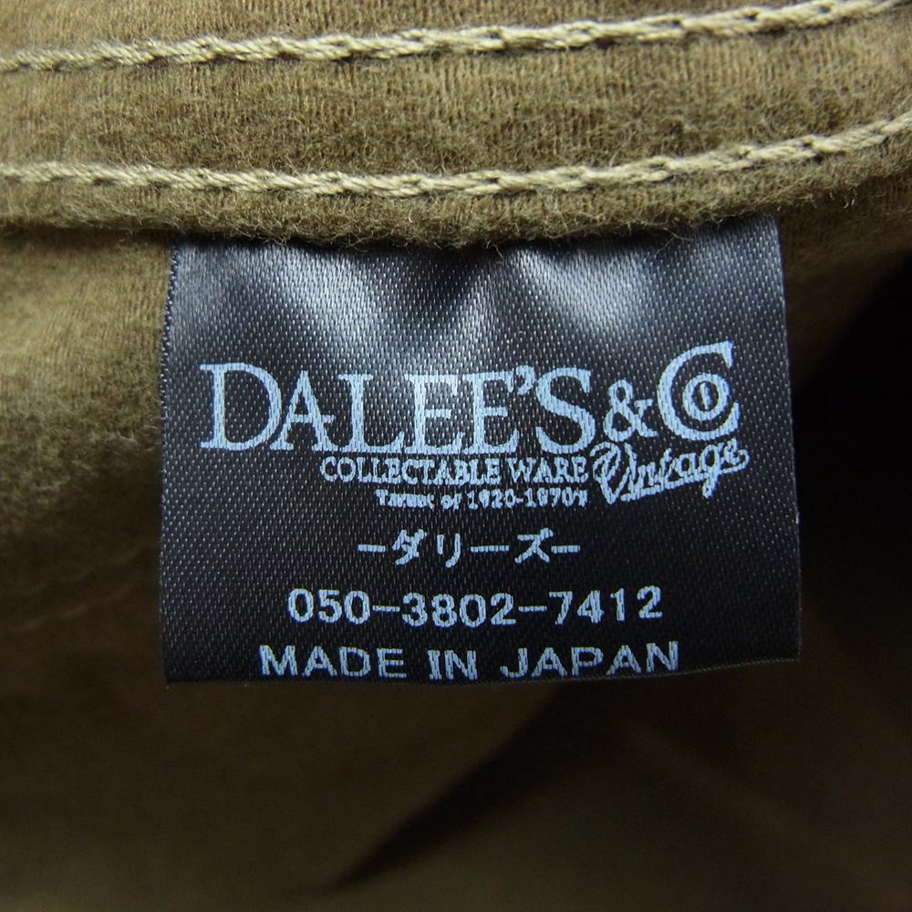 デラックスウエア DALEE'S ダリーズ U.S.N.J.04-40s US カバーオール ジャケット  カーキ系 16.5【美品】【中古】