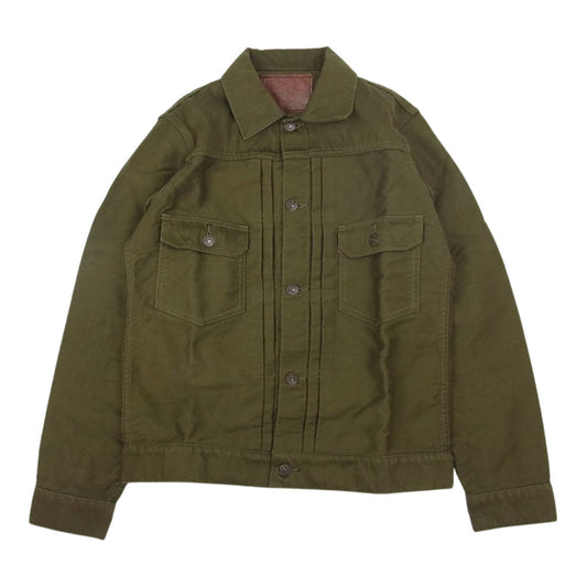 デラックスウエア DX402WT 2nd COLOR JACKET セカンドカラー ジャケット 50着限定 カーキ カーキ系 38【美品】【中古】
