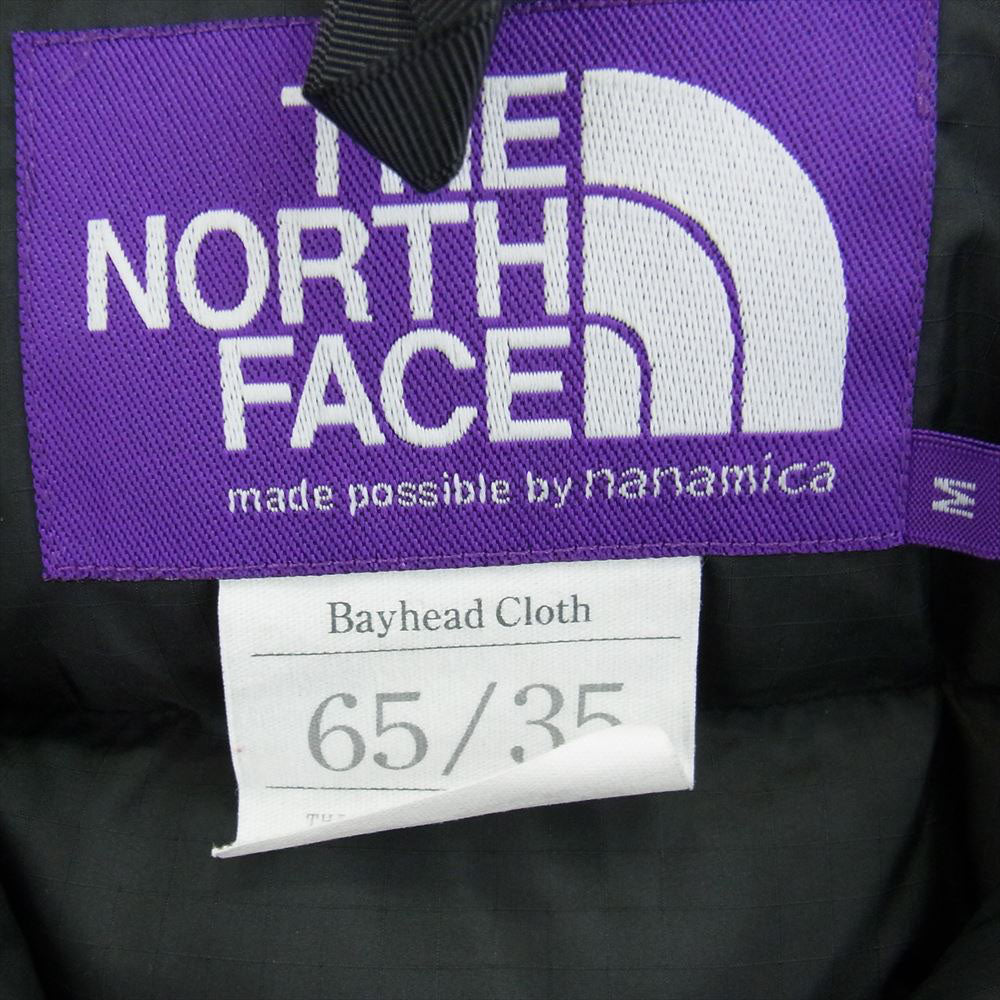 THE NORTH FACE ノースフェイス ND2068N PURPLE LABEL パープルレーベル 65/35 Mountain Short Down Parka マウンテン ショート ダウン パーカ ジャケット ブラック系 M【中古】