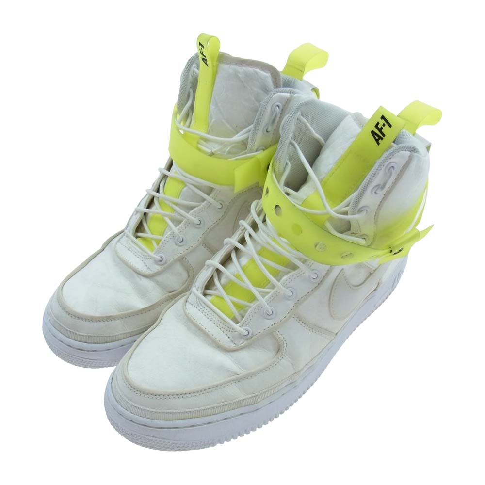 NIKE ナイキ 573967-101 AIR FORCE1 HIGH 07 QS MAGIC STICK VIP ナイキ エア フォース 1 ハイ マジックスティック ハイカット スニーカー ホワイト系 27cm【中古】