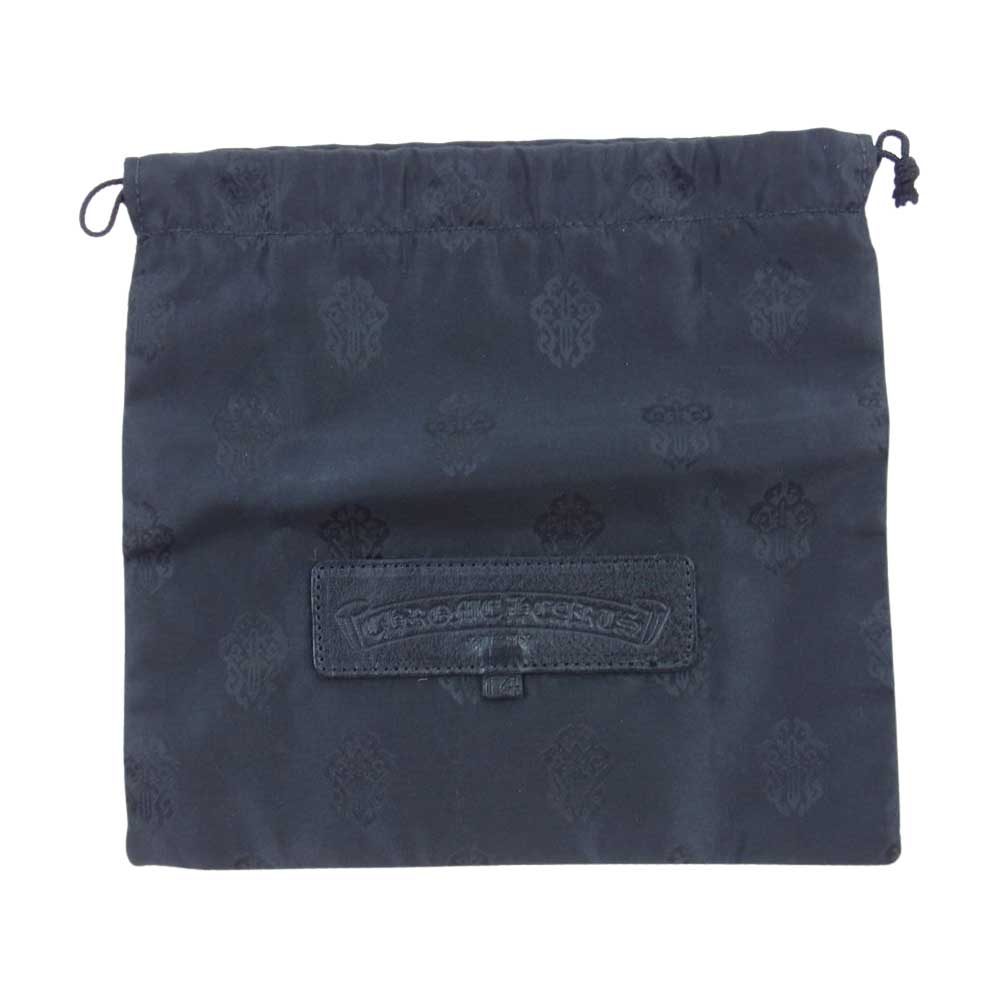 CHROME HEARTS クロムハーツ（原本有） 1ZIP コンパクト ウォレット 二つ折り 財布 ブラック系【中古】