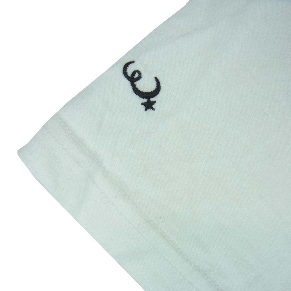 WTAPS ダブルタップス ロゴ プリント 半袖 Tシャツ コットン 日本製 ホワイト系 3【中古】