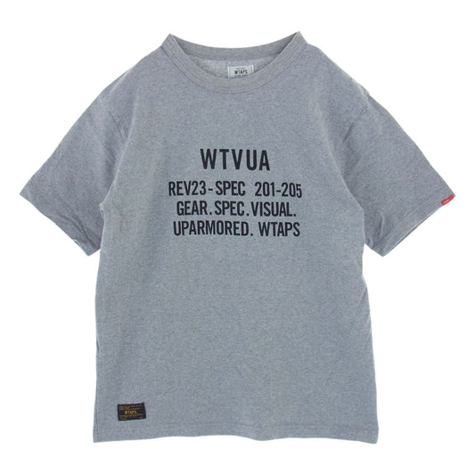 WTAPS ダブルタップス 16SS 161ATDT-CSM03S DESIGN S/S 07 半袖 TEE Tシャツ グレー系 L【中古】