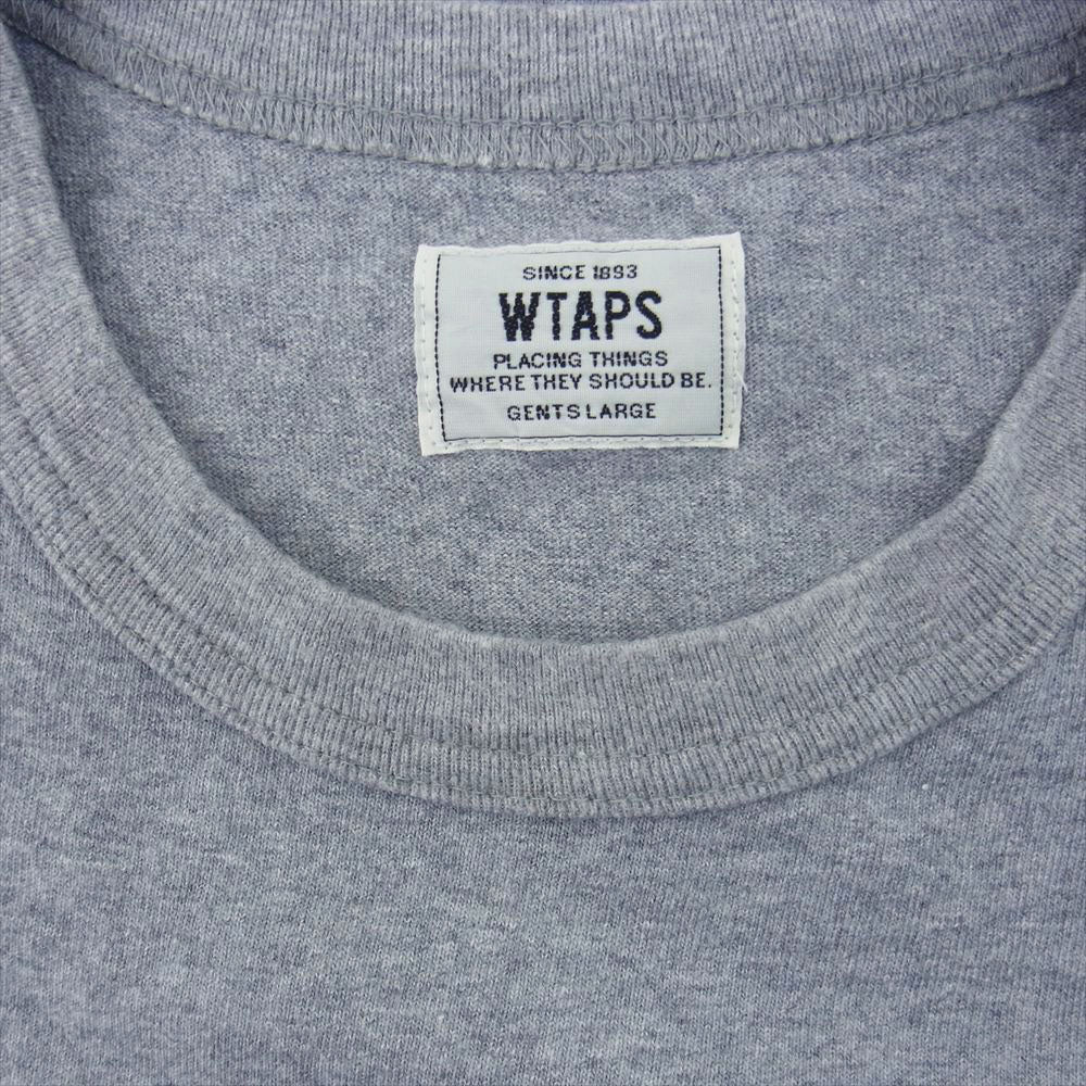 WTAPS ダブルタップス 16SS 161ATDT-CSM03S DESIGN S/S 07 半袖 TEE Tシャツ グレー系 L【中古】