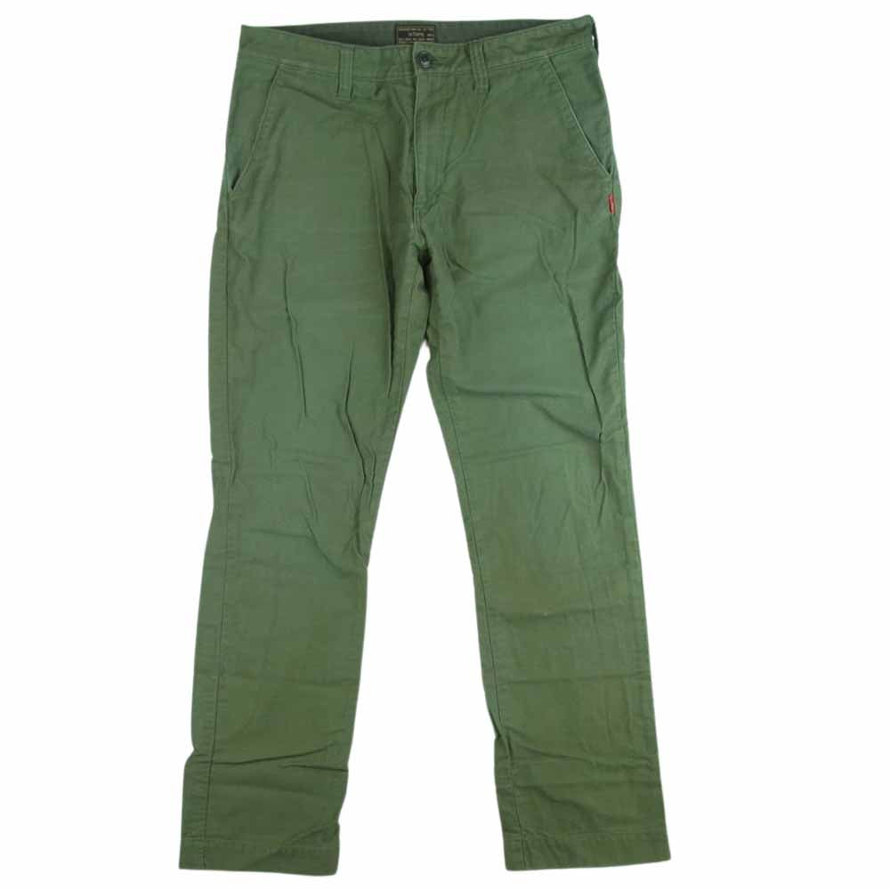 WTAPS ダブルタップス 161LTDT-PTM01 BUDS SKINNY ミリタリー パンツ コットン 日本製 カーキ系 2【中古】