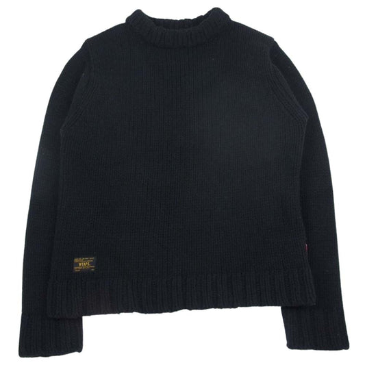 WTAPS ダブルタップス  16AW  162MADT-KNM04 ARAN KNIT アラン ニット セーター  ブラック系 L【中古】