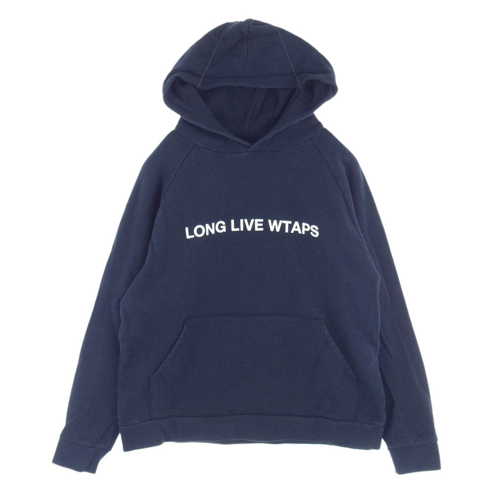 WTAPS ダブルタップス 15AW  LONG LIVE スポット ロゴ スウェット パーカー ブラック系 L【中古】
