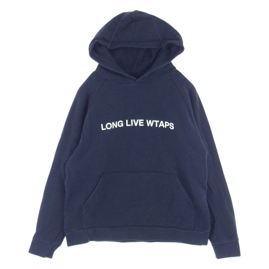 WTAPS ダブルタップス 15AW  LONG LIVE スポット ロゴ スウェット パーカー ブラック系 L【中古】