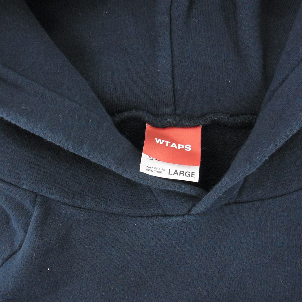 WTAPS ダブルタップス 15AW  LONG LIVE スポット ロゴ スウェット パーカー ブラック系 L【中古】