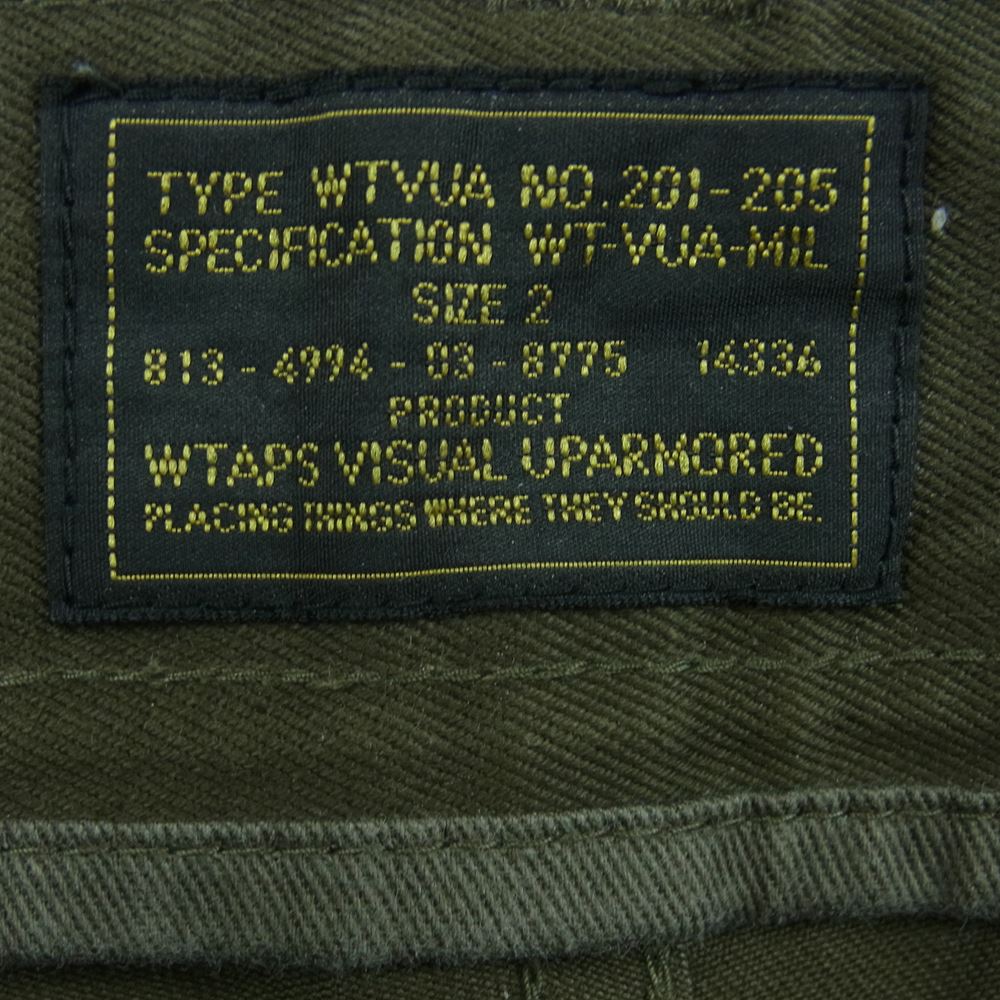 WTAPS ダブルタップス 132LTDT-PTM06 JUNGLE SKINNY ジャングルスキニー 6ポケット カーゴ パンツ 日本製 カーキ系【中古】