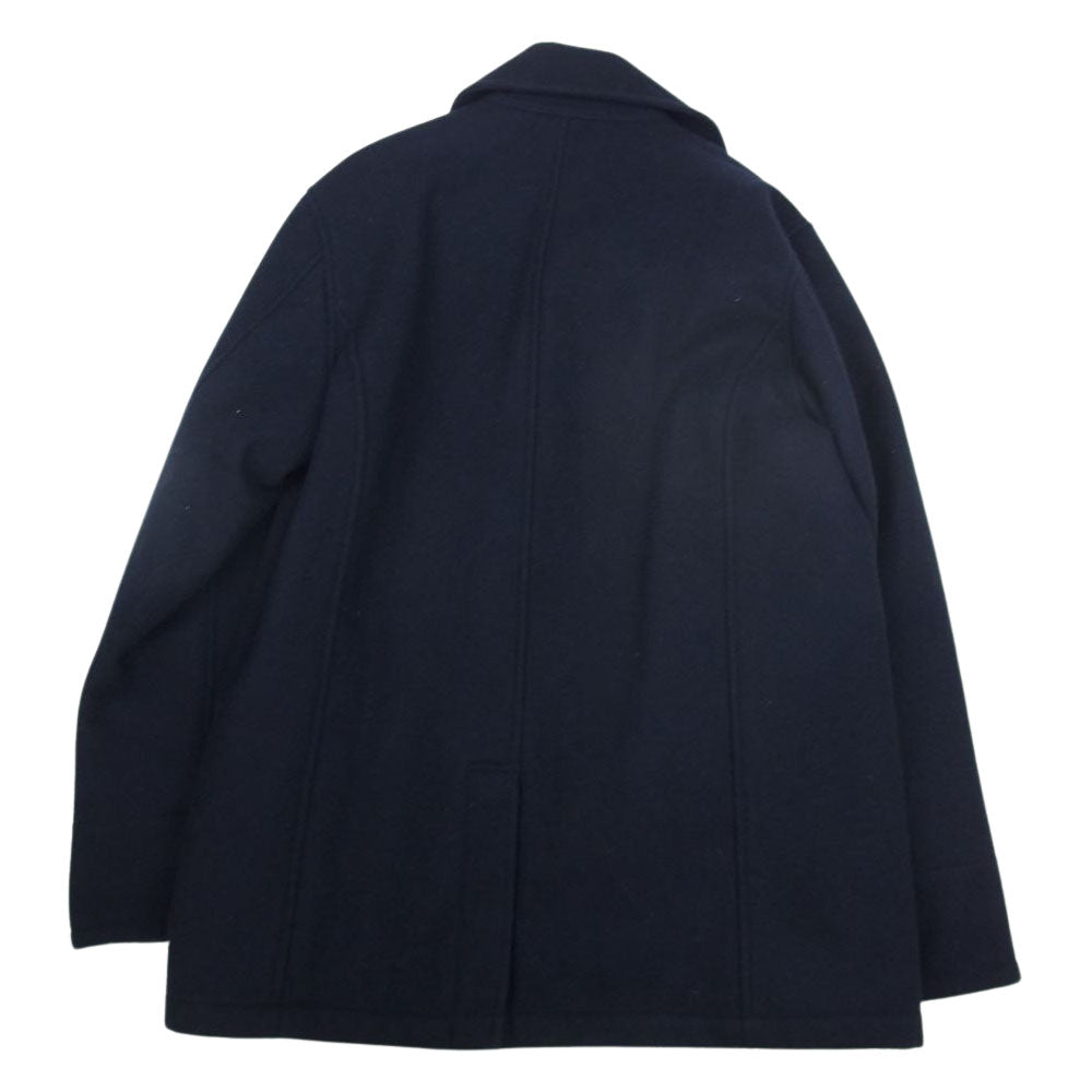 NEIGHBORHOOD ネイバーフッド 15AW 152AQNH-JKM01 15AW P/WN-COAT ウール Pコート ネイビー系 L【中古】