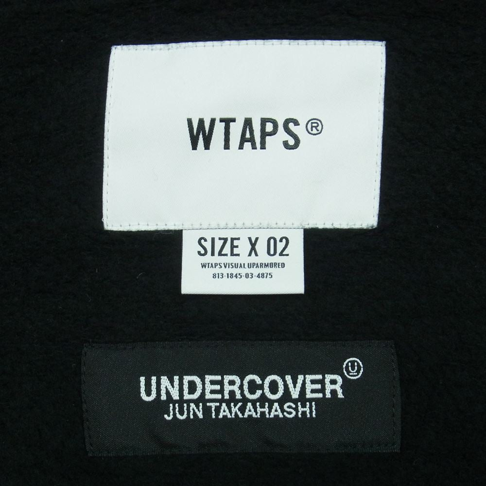 WTAPS ダブルタップス 21AW 212ATUCD-CSM02S UNDERCOVER アンダーカバー GIG HOODED フーディッド パーカー ブラック系 02【中古】