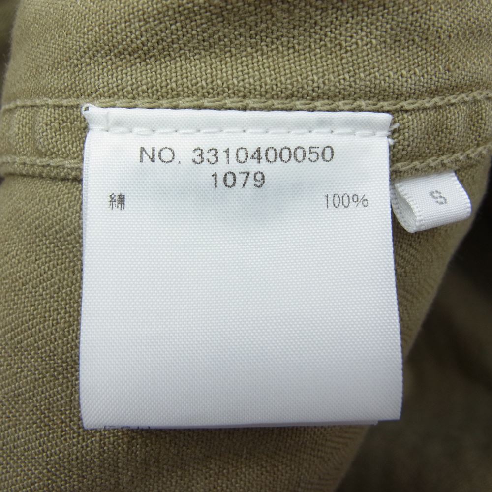 Ron Herman ロンハーマン 3310400050 R.H.vintage ロンハーマンヴィンテージ Liner Jacket へリンボーン ノーカラージャケット カーキ系 S【中古】