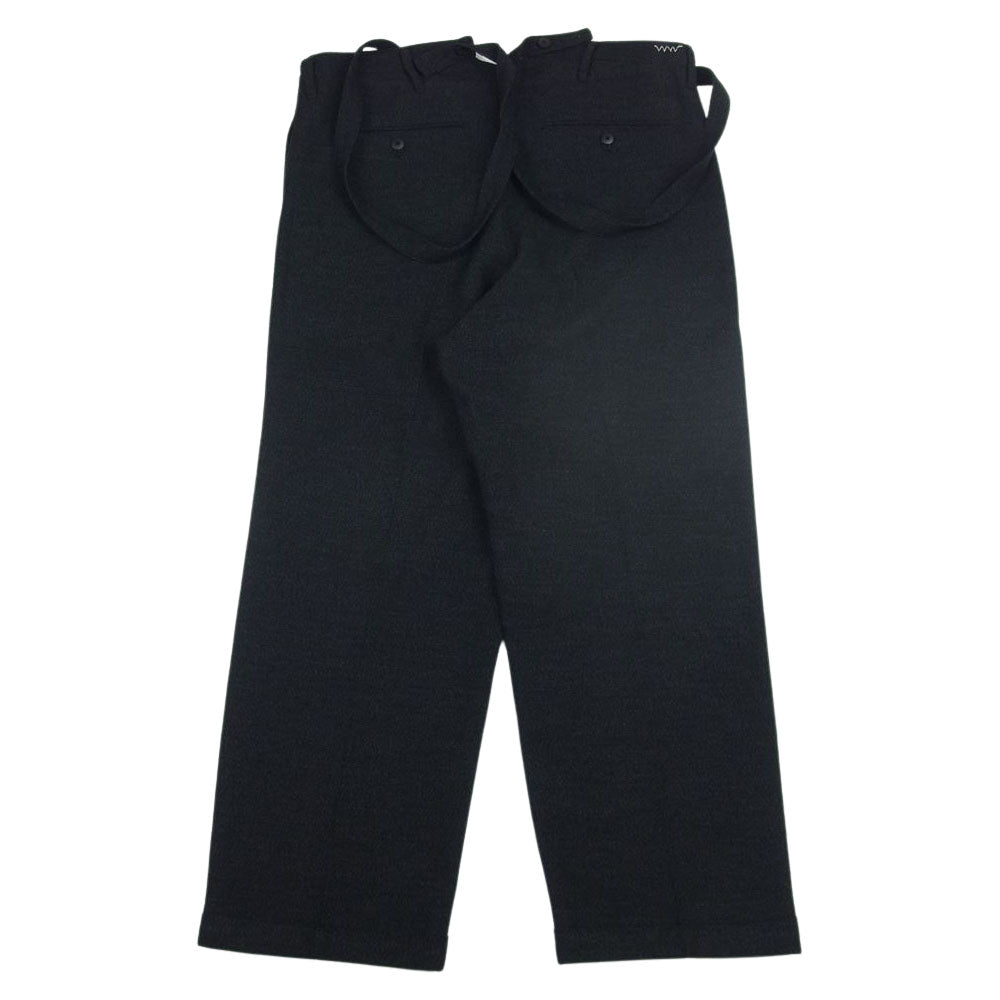 VISVIM ビズビム WMV 0322205008004 22AW JUMBO PASTORAL PANTS W (W/L) ジャンボ パストラル サスペンダー パンツ ブラック系【極上美品】【中古】