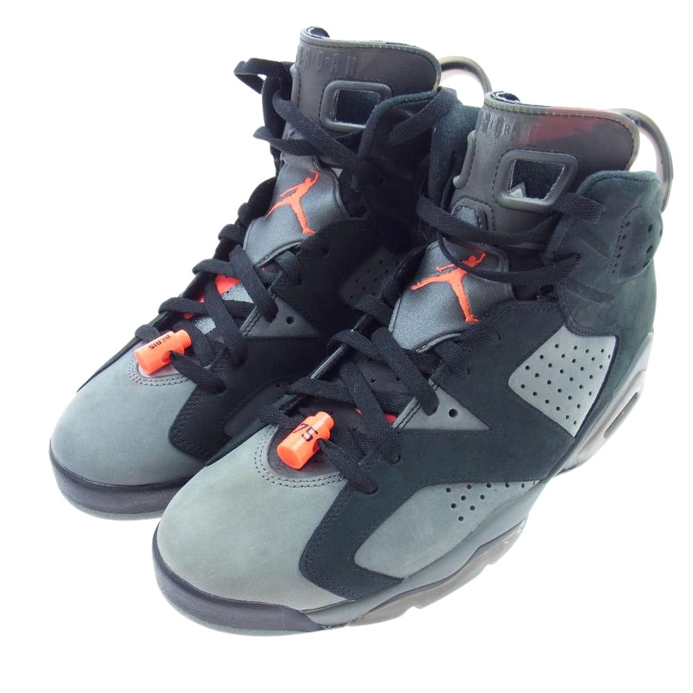 NIKE ナイキ CK1229-001 × PARIS SAINT GERMAIN パリサンジェルマン AIR JORDAN 6 RETRO INFRARED エアジョーダン レトロ インフラレッド ブラック系 28cm【中古】