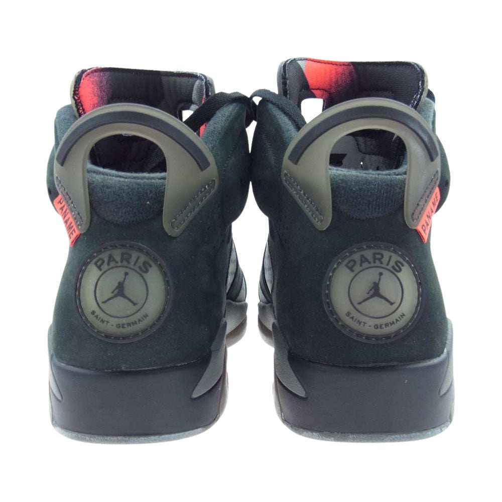 NIKE ナイキ CK1229-001 × PARIS SAINT GERMAIN パリサンジェルマン AIR JORDAN 6 RETRO INFRARED エアジョーダン レトロ インフラレッド ブラック系 28cm【中古】