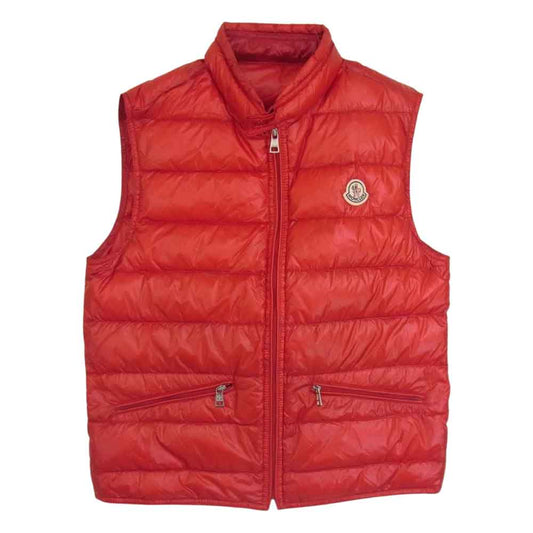 MONCLER モンクレール GUI ダウン ベスト レッド系 1【中古】