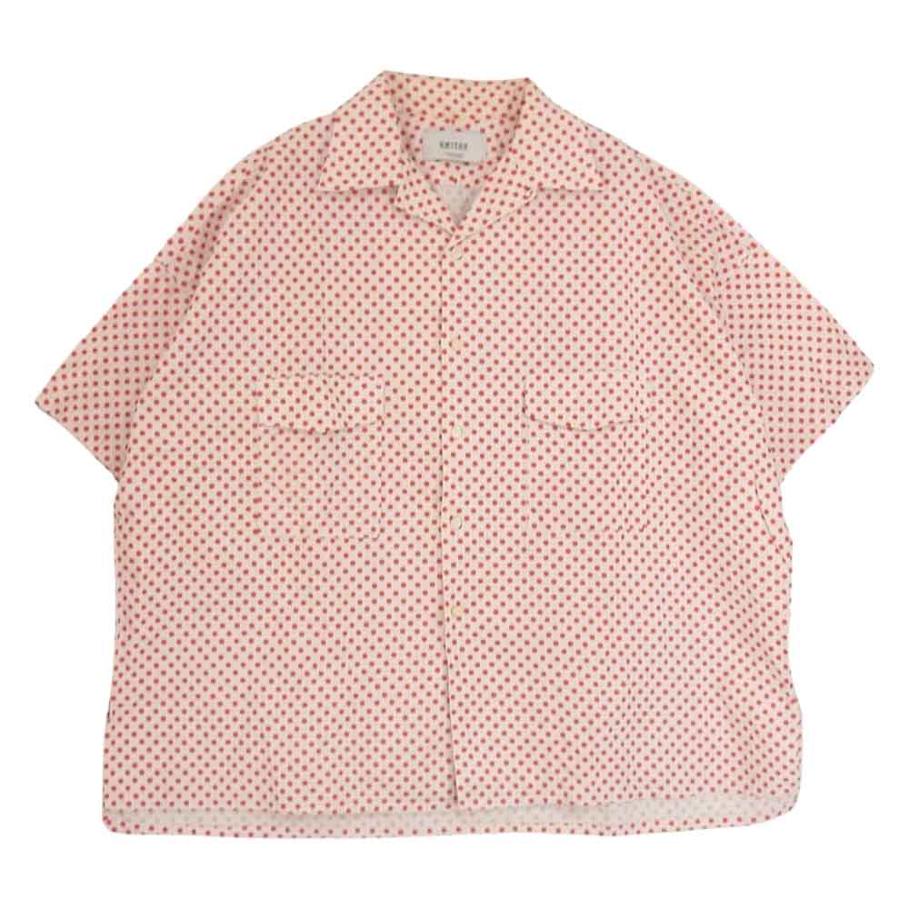ユナイタス 半袖 ドット シャツ レッド系【中古】