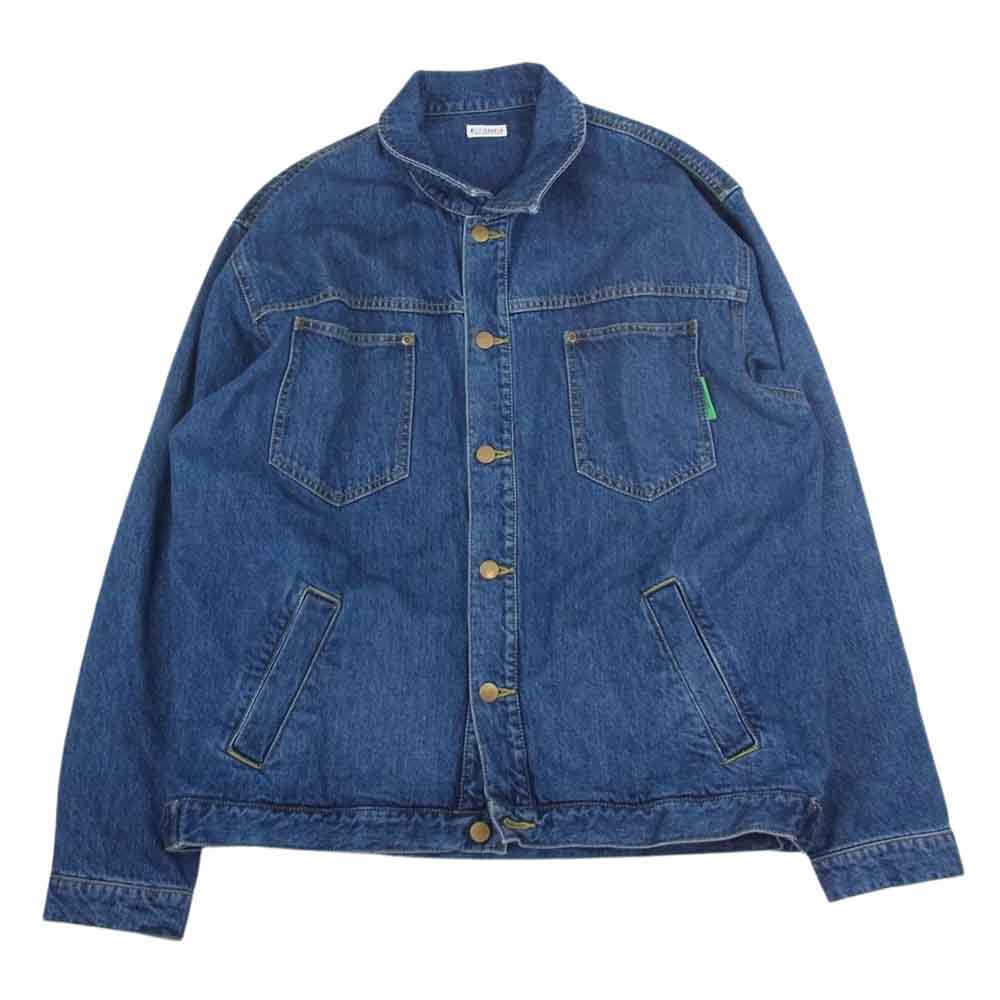 ウィリーキャバリア デニム カバーオール ジャケット インディゴブルー系 M【中古】