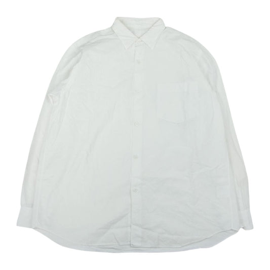 COMOLI コモリ 15AW 15F-02001 レギュラーカラー 長袖 コモリシャツ ホワイト系 1【中古】