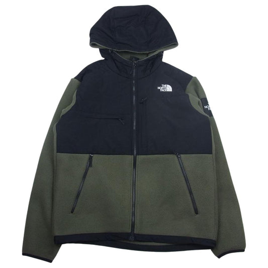 THE NORTH FACE ノースフェイス NA72052 Denali Hoodie デナリフーディ フリースジャケット カーキ系 XL【中古】