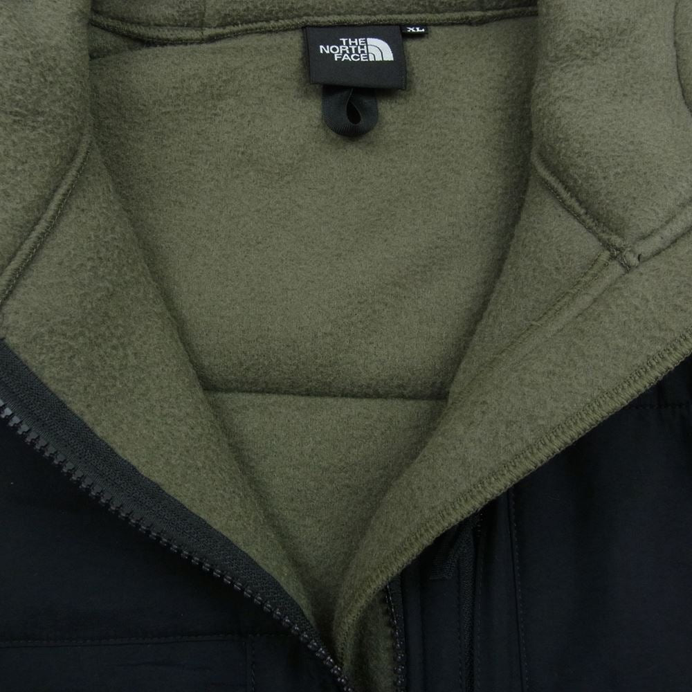 THE NORTH FACE ノースフェイス NA72052 Denali Hoodie デナリフーディ フリースジャケット カーキ系 XL【中古】