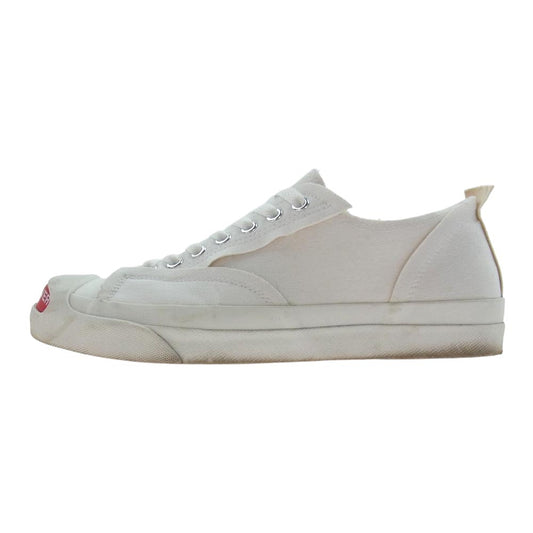 UNDERCOVER アンダーカバー UC2B9F05 TOE LOGO CANVAS SNEAKERS トゥーロゴ キャンバス スニーカー ホワイト系 M【中古】